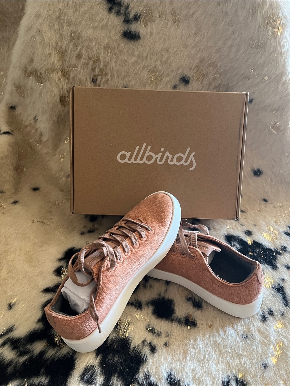 Allbirds Women’s Sneakers — Rosewood Pink Casual Wool Trainers